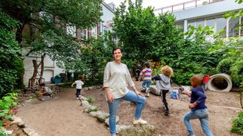 groen schoolpelin
