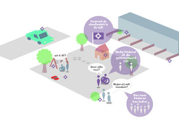 Innovatieve buitenspeelgame voor kinderen met en zonder beperking