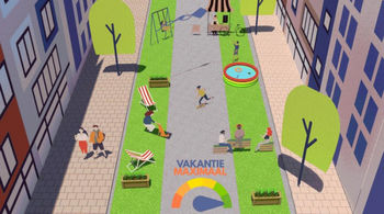 Vakantie vier je in eigen straat