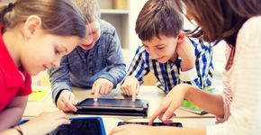 Kinderen verknocht aan beeldscherm