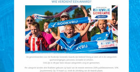 Speeltuinen in de race voor Rookvrije Generatie Award