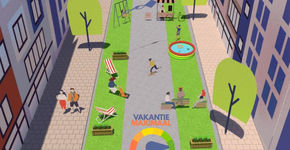 Vakantie vier je in eigen straat