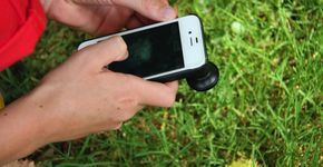 Met je smartphone het bos in