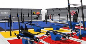Omni-Gym sportschool in de buitenlucht