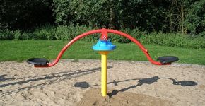 Nieuwe metalen Golf en Sta wip