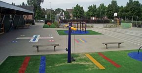 Kinderen enthousiast over sport- en beweegplein