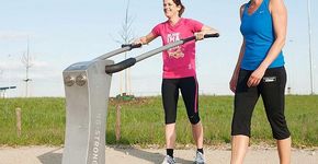 Standing-Strong toestellen: fitness in de buitenlucht
