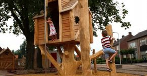 Cradle to cradle boomhut