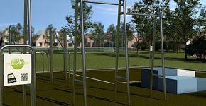 Train4Life-fitplein in Lisse